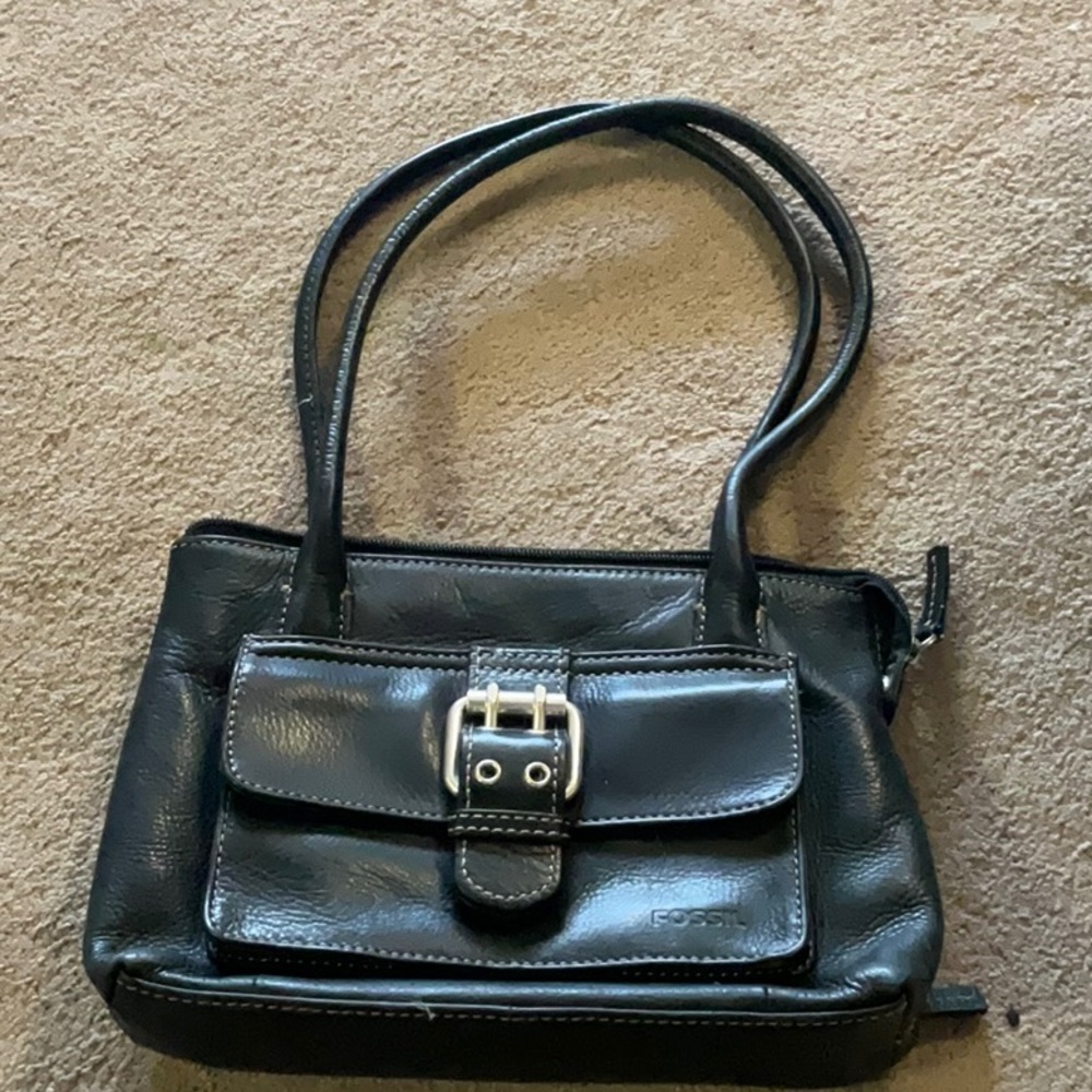Fossil purse bag w/attached wallet